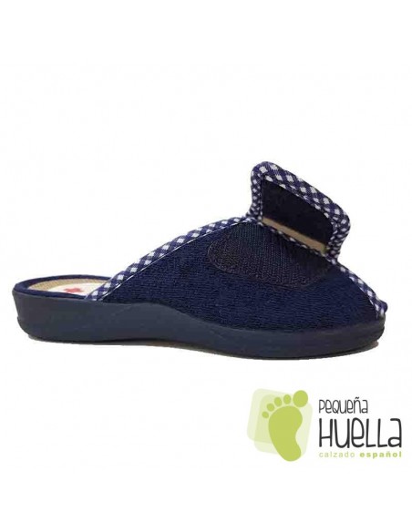 comprar Zapatillas mujer felpa con velcro Ruiz y Gallego 945