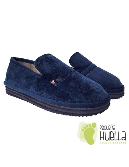 comprar Babuchas azules de mujer CASA DONA 1450 online