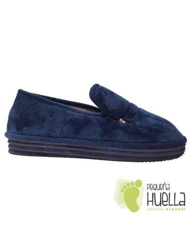 comprar Babuchas azules de mujer CASA DONA 1450 online