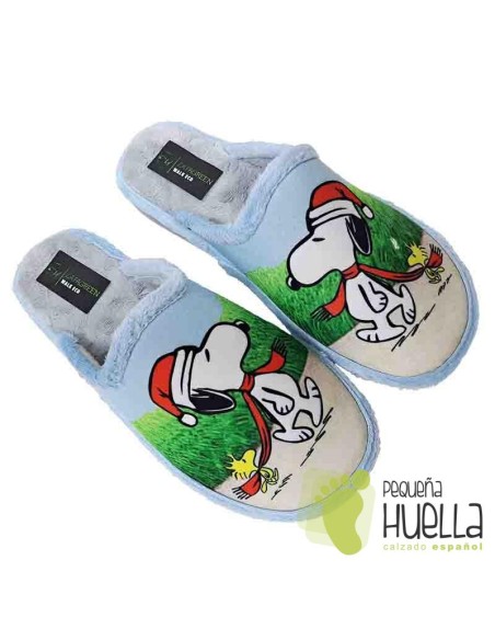 Zapatillas de casa Snoopy para chica Invierno ZAPAGREEN