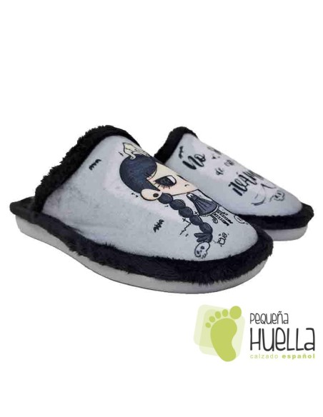 comprar Zapatillas de casa Miercoles familia Adams para chica Invierno ZAPAGREEN