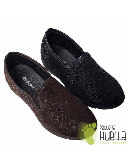 Comprar Zapatos de tela para mujer con elásticos Rodevil 270