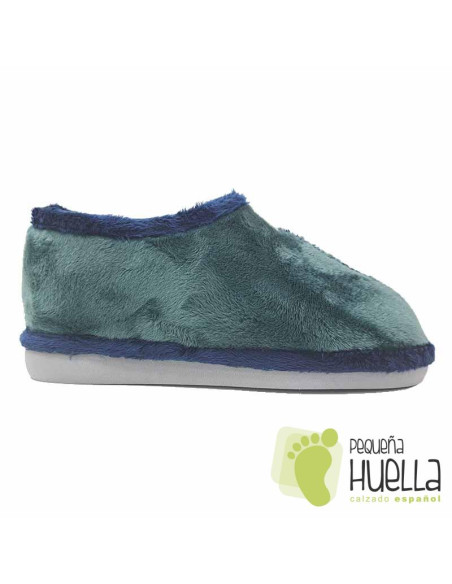 comprar Zapatillas verdes cerradas casa para chica Invierno ZAPAGREEN