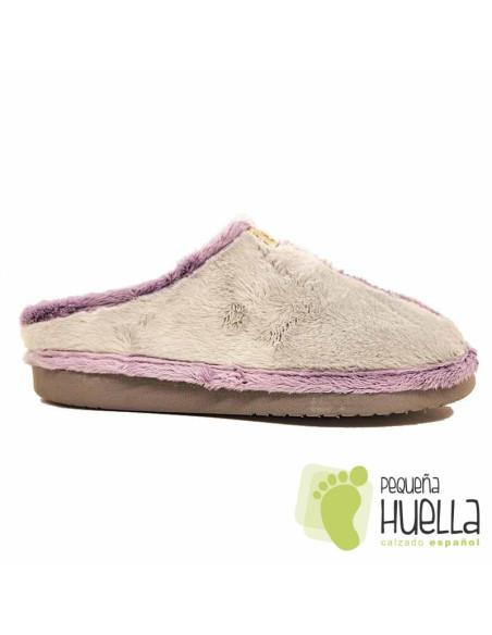 comprar ZAPAGREEN Zapatillas grises casa chica Invierno