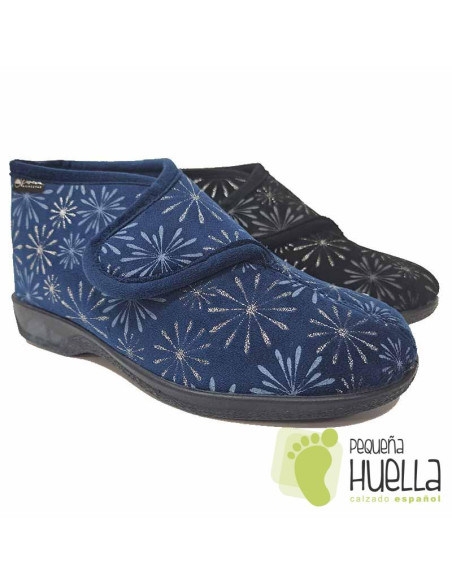comprar Botas casa señora con velcro PERCLA 561-288 online