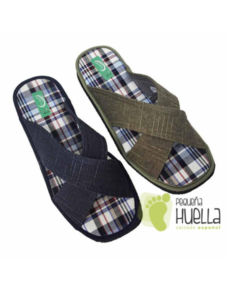 comprar Zapatillas cruzadas planas hombre Amoros 303-318 online