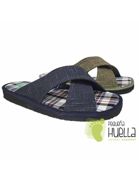 comprar Zapatillas cruzadas planas hombre Amoros 303-318 online