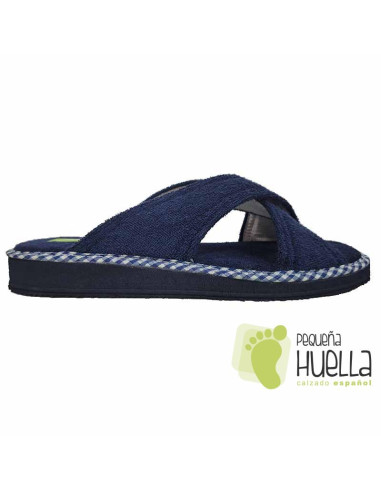 comprar Zapatillas tiras cruzadas toalla planas para Amoros