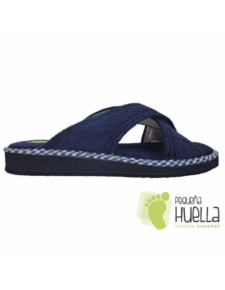 comprar Zapatillas tiras cruzadas toalla planas para Amoros
