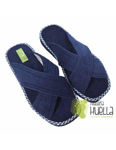 comprar Zapatillas tiras cruzadas toalla planas para Amoros
