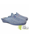 comprar Zapatillas cuña azules CASA DONA 073 online