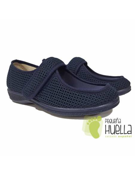 comprar Zapatillas rejilla con velcro Mujer J Ortega 3265B