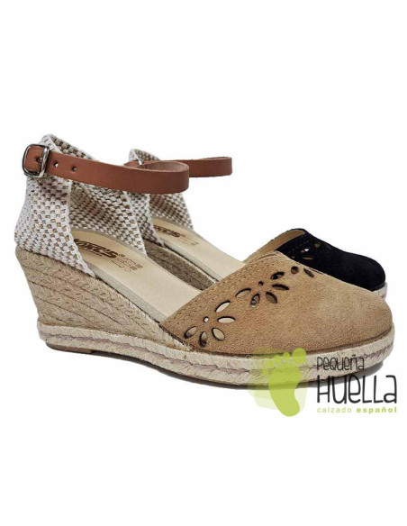 comprar Alpargatas de serraje para chica Kokis 5573 online