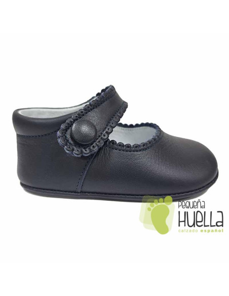 comprar Merceditas azules Piel online