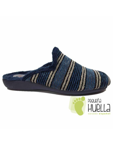 comprar Zapatillas casa de hombre rayas Bona dona 2053 online