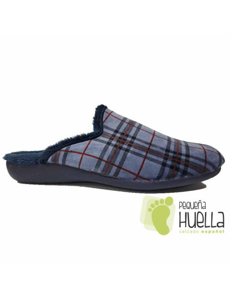comprar Zapatillas casa de hombre cuadros Bona dona 2051 online