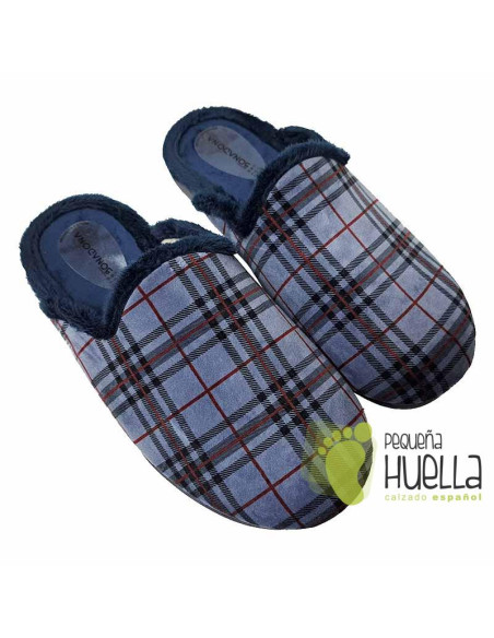 comprar Zapatillas casa de hombre cuadros Bona dona 2051 online