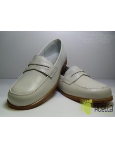 Mocasines Ceremonia Napa Porcelana