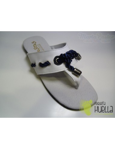 Sandalias Marineras Blancas