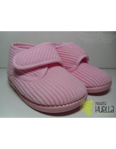 Zapatillas Casa Botitas Pana Rosas