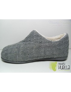 Zapatillas Lana Grises 2