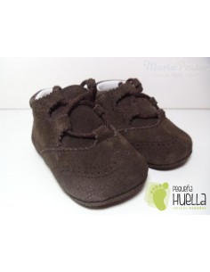 Botita Inglesa Serraje Marrón 2