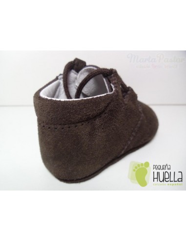 Botita Inglesa Serraje Marrón