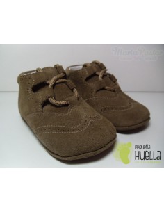 Botita Inglesa Serraje Camel 2