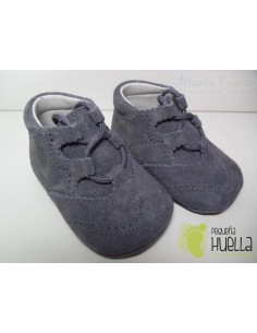 Botita Inglesa Serraje Gris