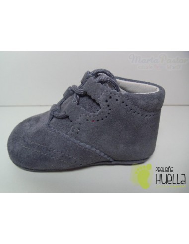 Botita Inglesa Serraje Gris