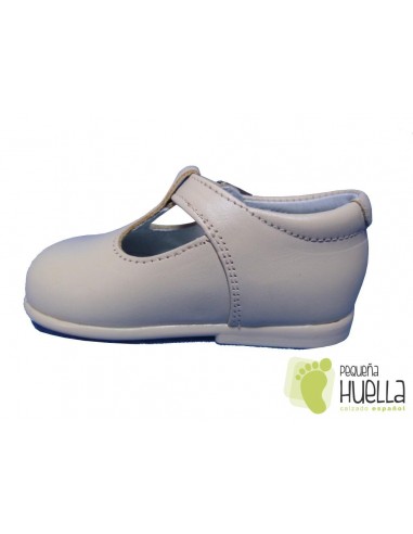 Pepitos Piel Hebilla Porcelana