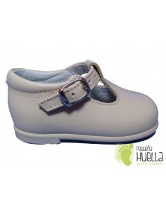 Pepitos Piel Hebilla Porcelana 2