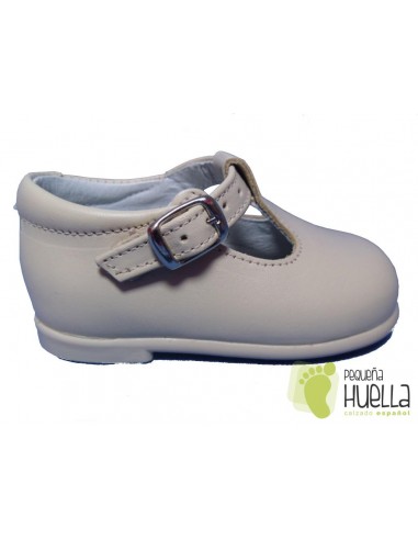 Pepitos Piel Hebilla Porcelana