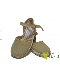 Alpargatas Valencianas primeros pasos, camel