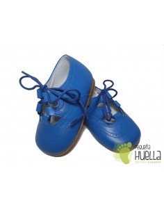 Zapato inglés Piel, sin Lengüeta, Azulón 2