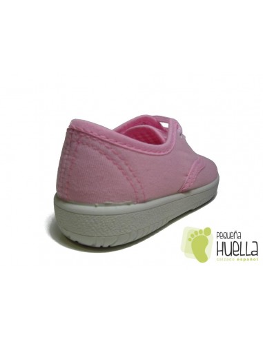 Zapatillas  Con Cordones Tipo Victoria, Rosas