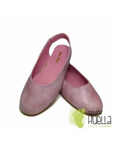 Bailarina Destalonada Piel Rosa Serpiente 2