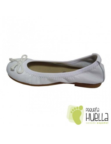 Bailarinas o Manoletinas para niñas blancas en Las Rozas