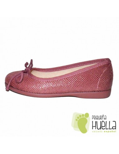 Manoletina bailarina niña serratex rosas azo Tokolate en las rozas