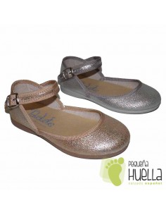 Merceditas bebes niñas plateadas plata baratas Tokolate 2