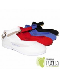 Merceditas Niña Lona Tokolate Tobillera