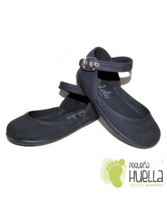 Merceditas Niña Lona Tokolate Tobillera 2