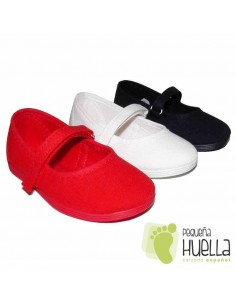 Merceditas niña lona Piqué en las rozas