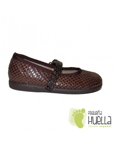 Merceditas Niñas Serratex marrones Cobra Velcro en las rozas