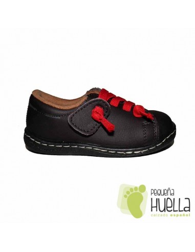 Zapato Niño Marrón Cordón Elástico Mini Camper