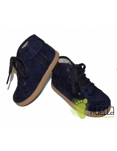 Bota Bebé Niña Niño Azul Tokolate