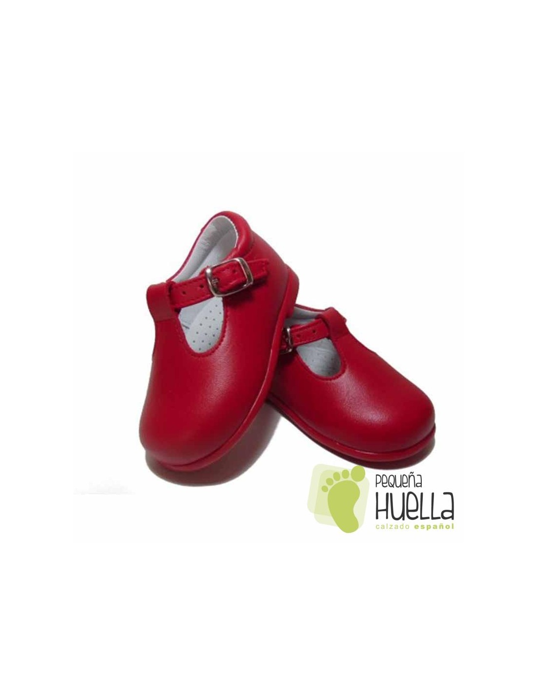 Generoso legumbres monigote de nieve Comprar zapatos pepitos rojos para niños con hebilla online