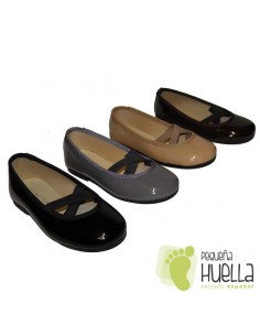 Bailarina Manoletina Niña Piel Charol 2