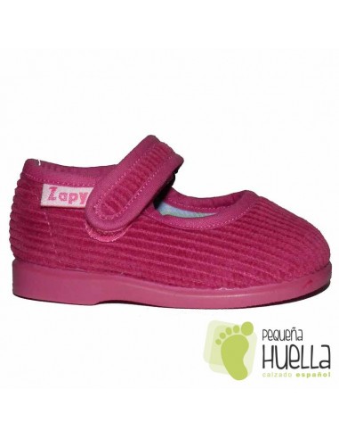 Zapatillas Casa Niña Pana Morada ZAPY