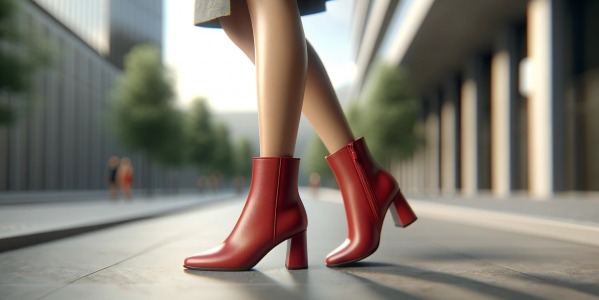 Cómo combinar botines rojos